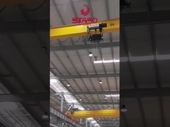 کارگاه 1-10 تن جرثقیل سقفی تک تیر EOT جرثقیل برقی مسافرتی استاندارد اروپایی OEM