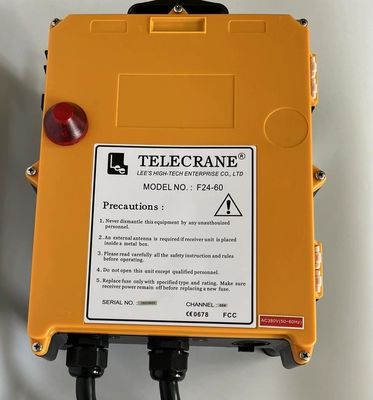 ریموت کنترل بی سیم چند منظوره F24-60，ریموت کنترل F24-60 با محدوده فرکانس وسیع و حساسیت بالا برای جرثقیل سقفی تک تیر